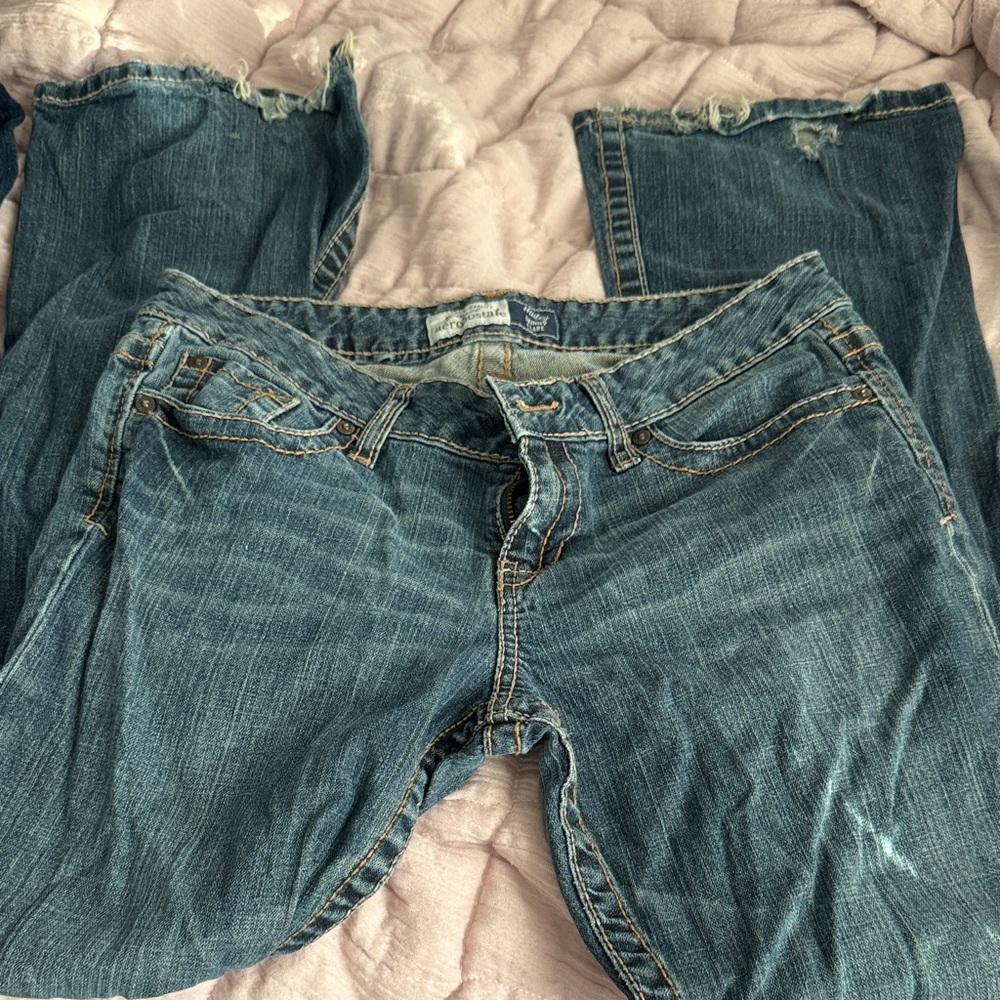 Aeropostale Women's Classic Straight Leg Denim Jeans